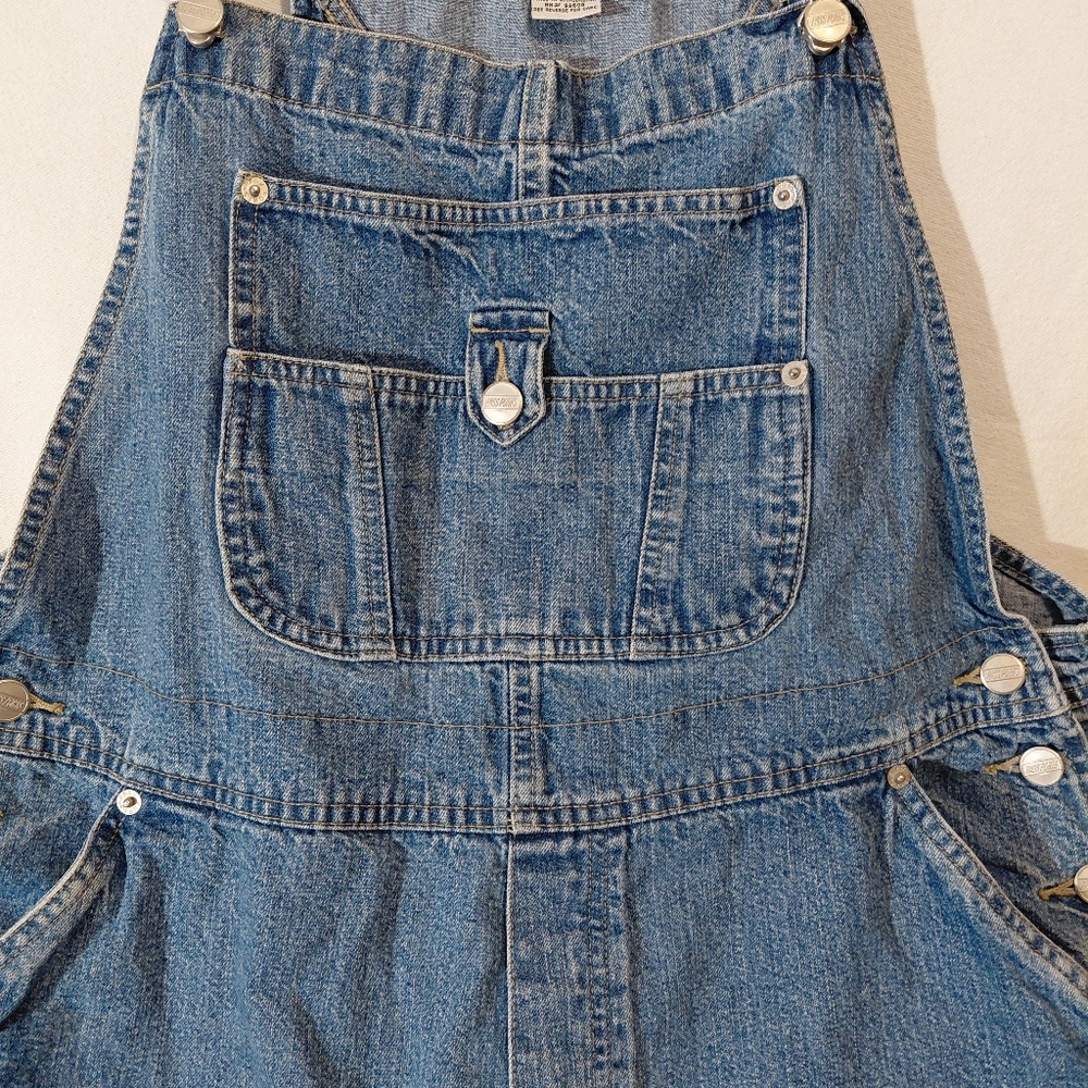Passport Classic Blue Denim Shortalls - Picture 3 of 6